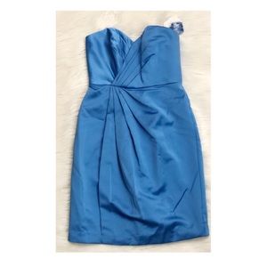 David’s Bridal Strapless Satin Dress-NWT